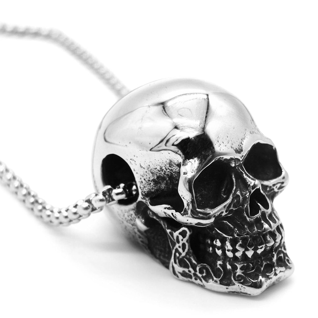 Halsband Blankpolerad Dödskalle