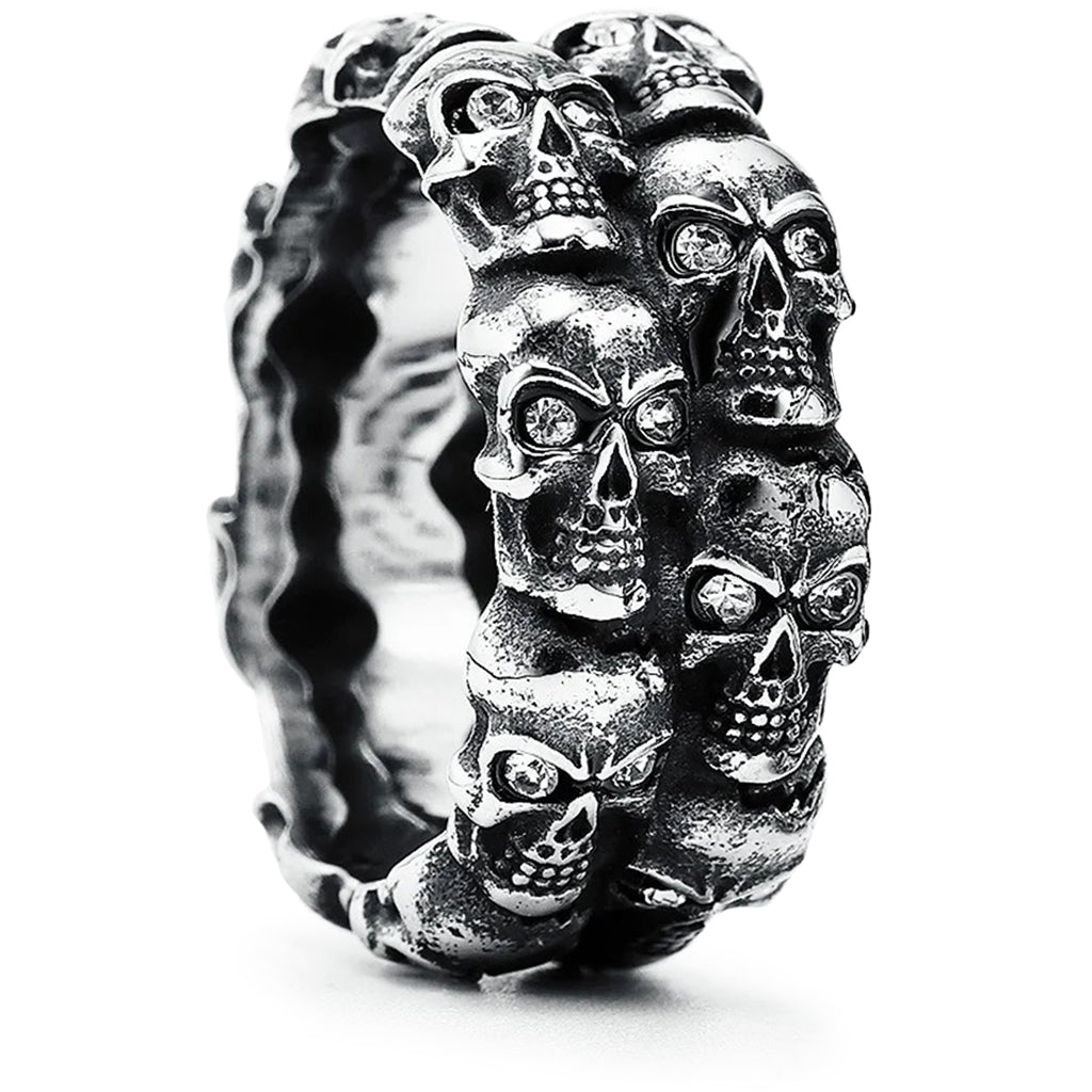 Dödskalle Ring Diamanter