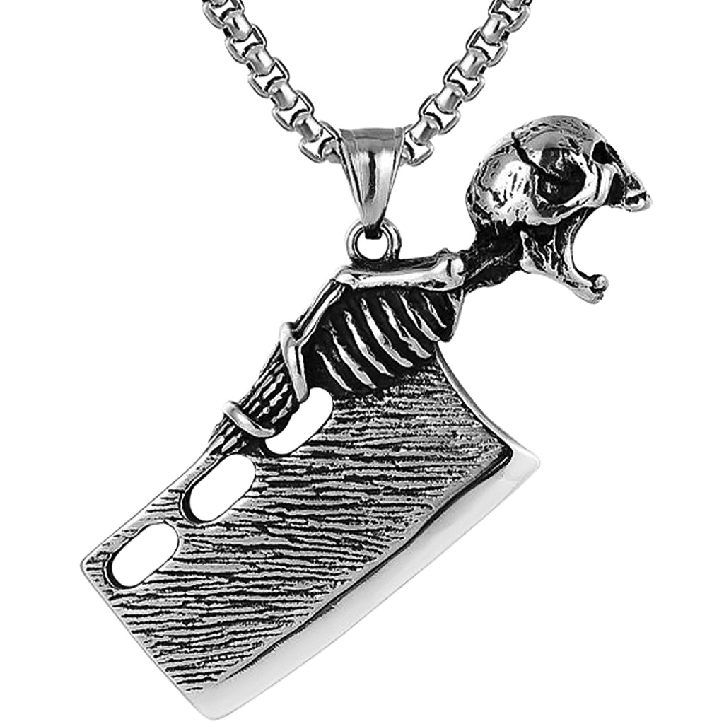Halsband Dödskalle Kniv