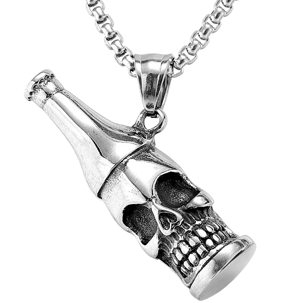 Dödskalle Halsband Kapsylöppnare Flaska