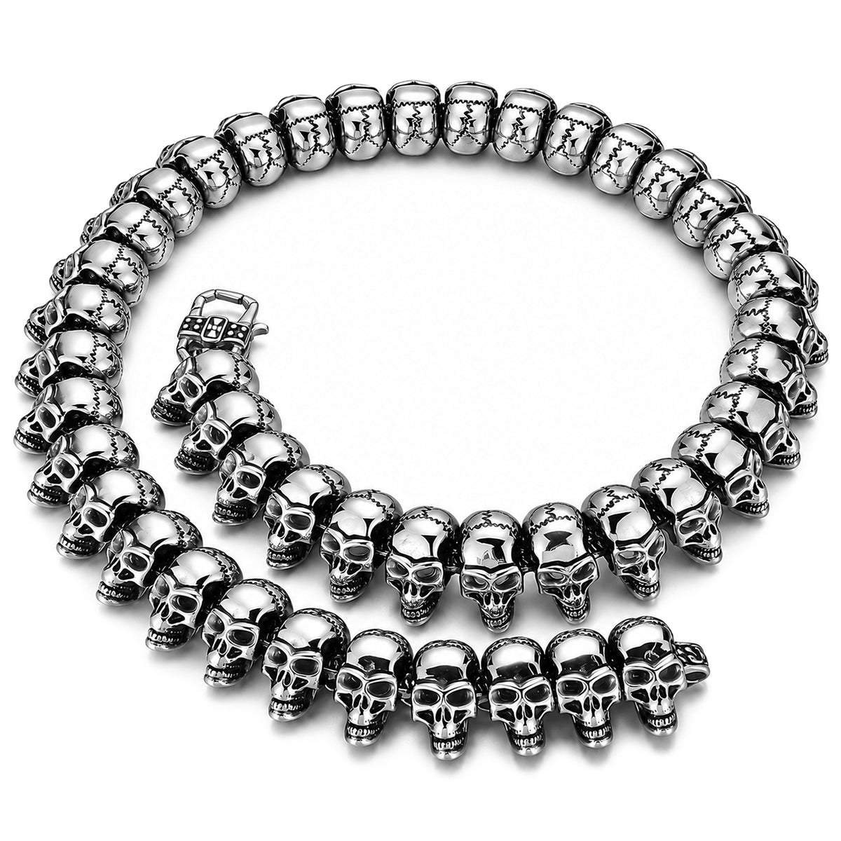 Halsband Kedja Dödskallar