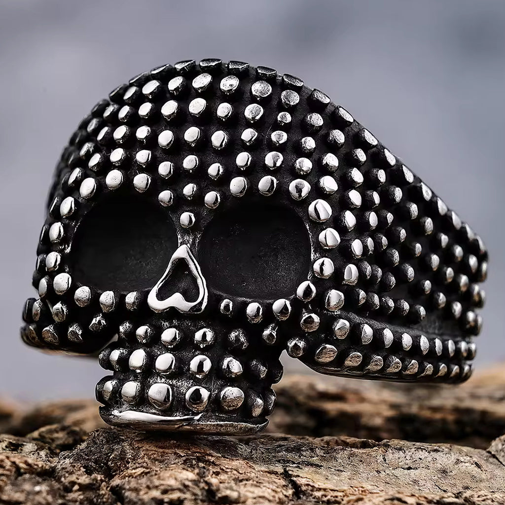 Modern dödskalle ring