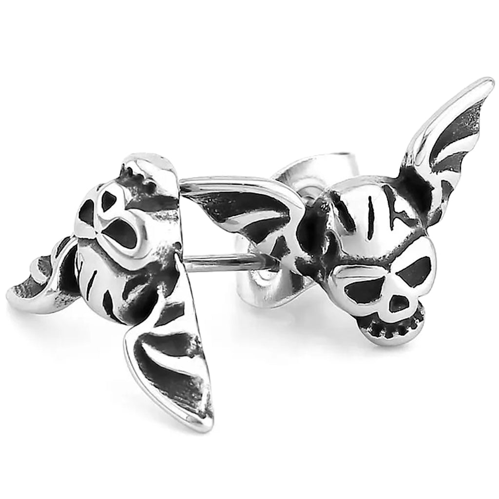 Örhängen Fladdermus Dödskalle