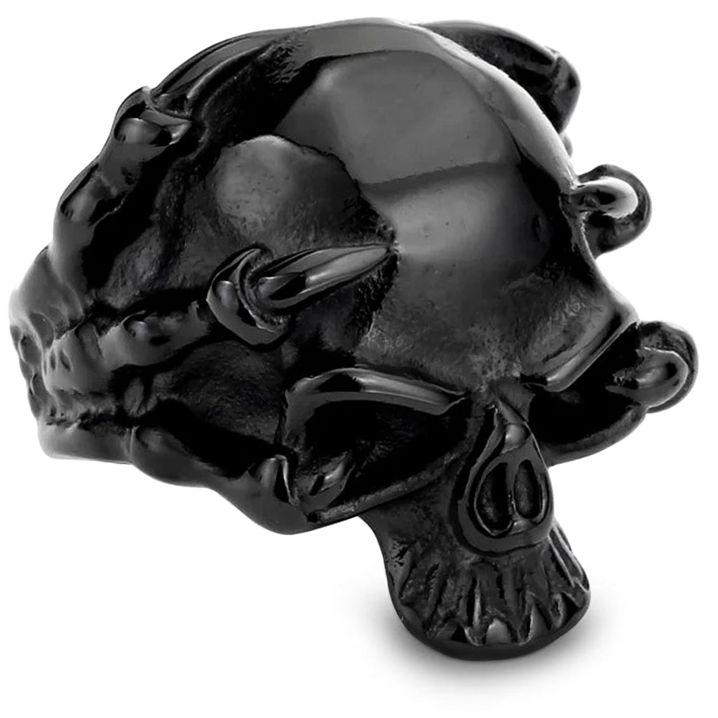 Ring Svart Dödskalle