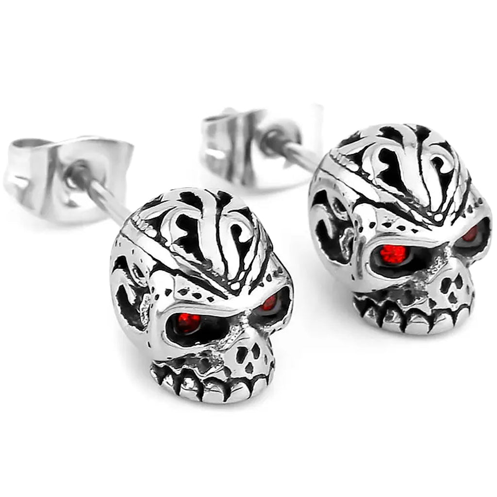 Stiftörhänge Dödskalle