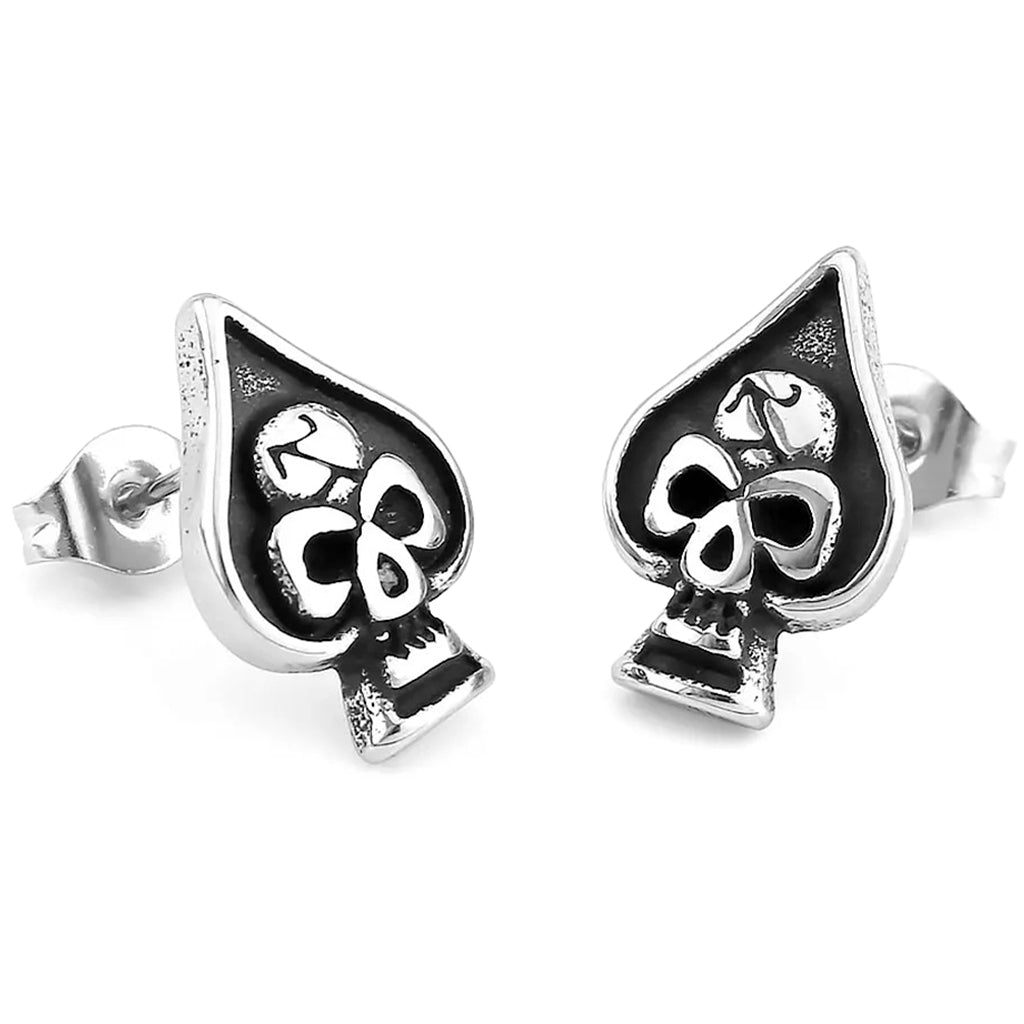 Studs Örhänge Dödskalle