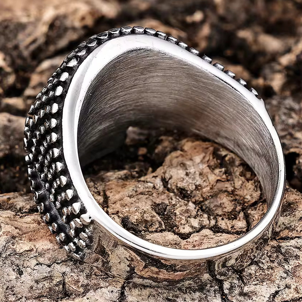 Trendig dödskalle ring