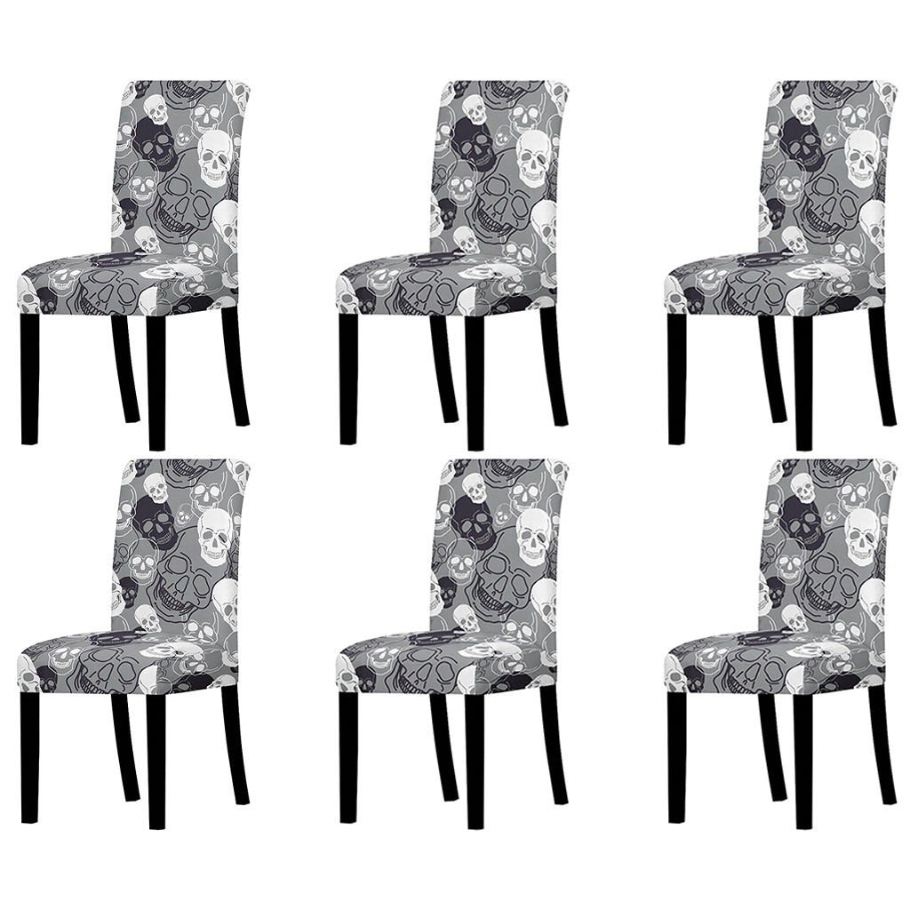 6-Pack Stolsöverdrag Med Dödskallar