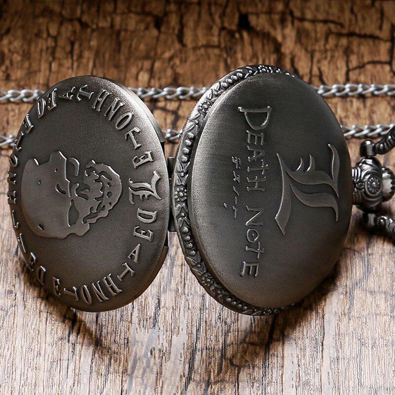 Silverfärgat Dödskalle Fickur