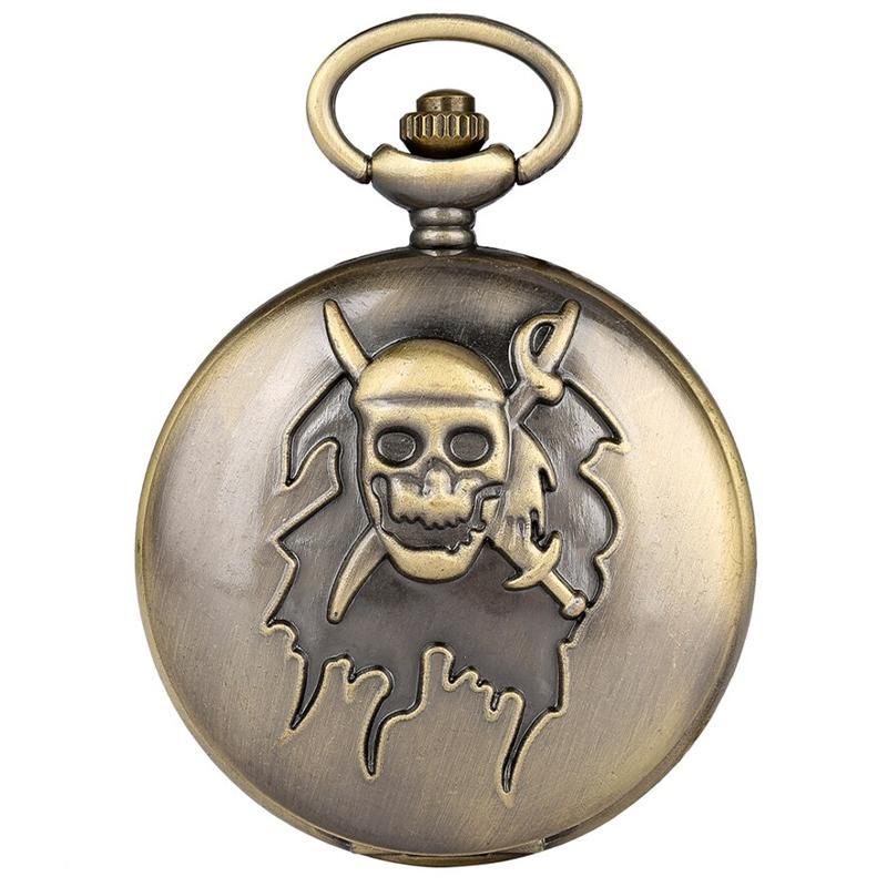 Dödskalle Fickur Herr