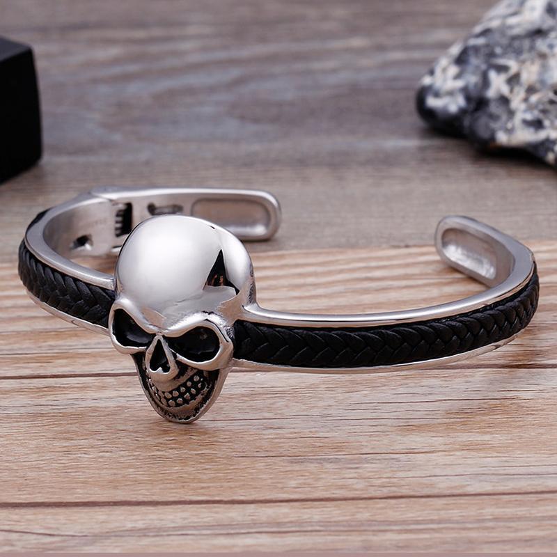 Dödskalle Manschett Armband