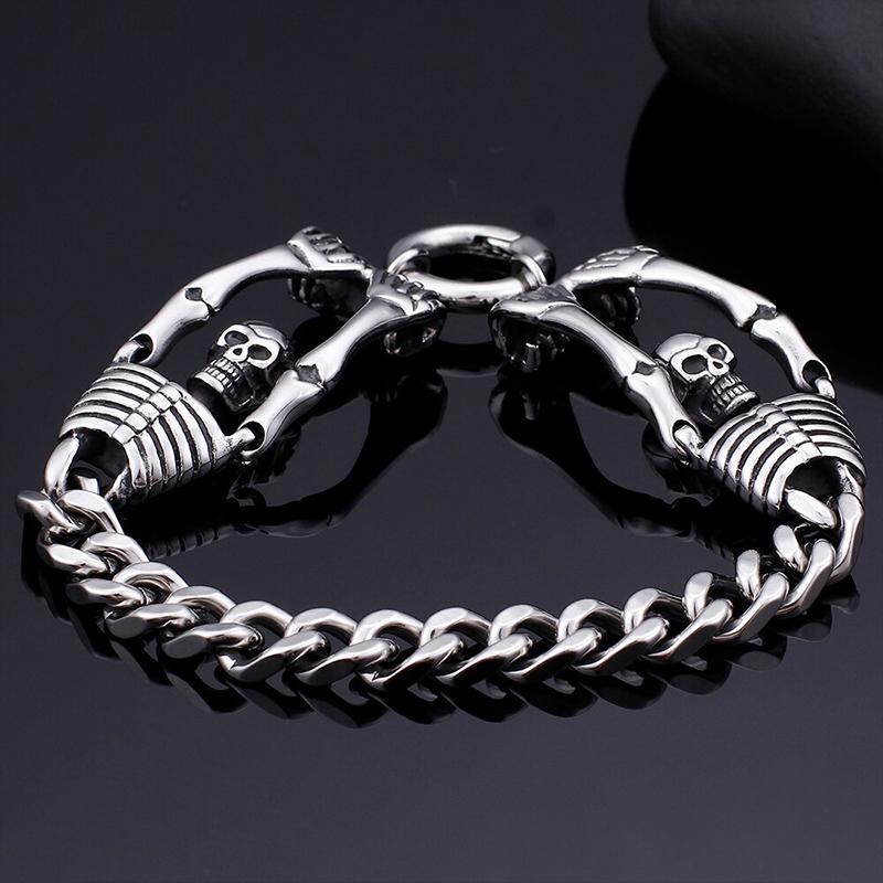 Gothic Armband Skelett