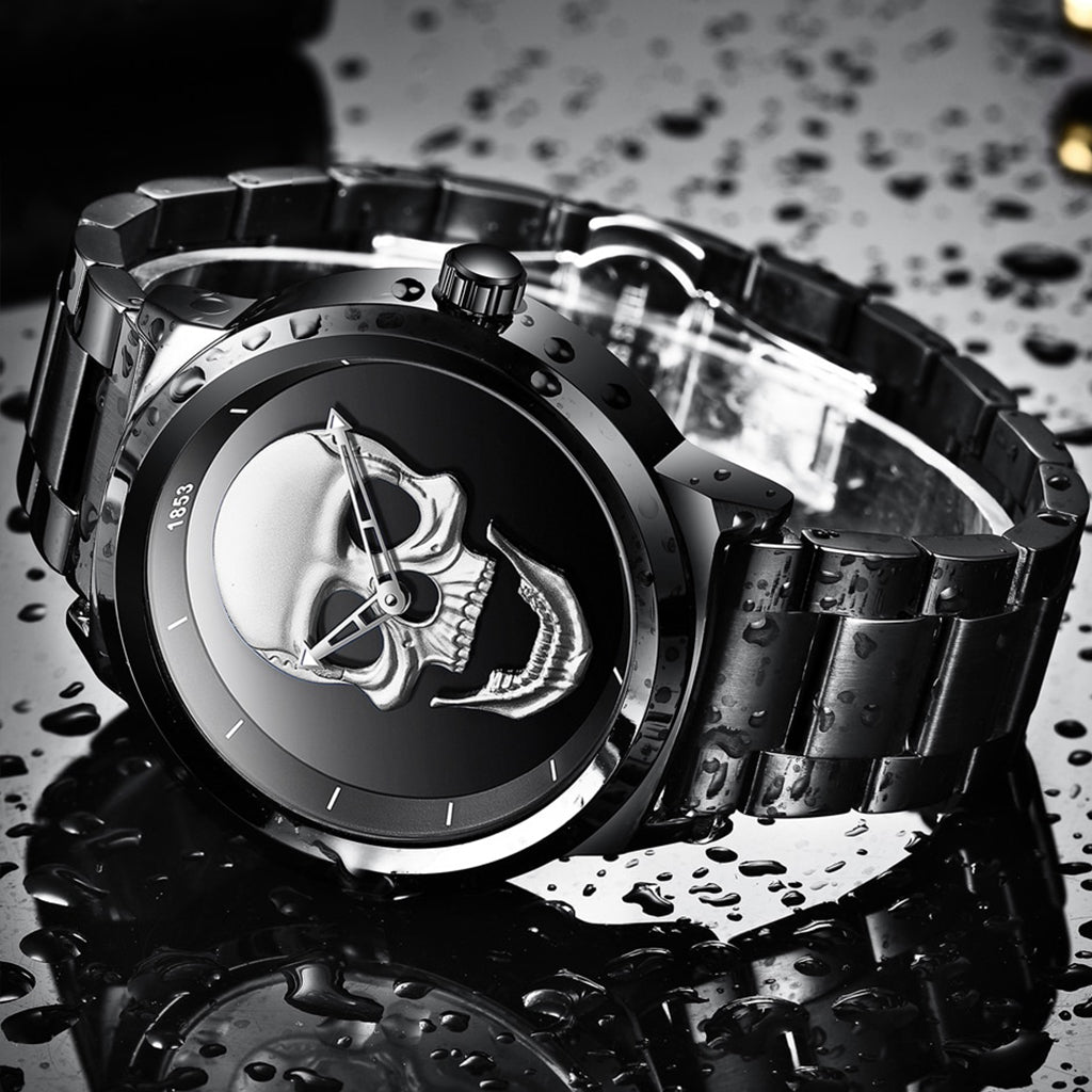 Armbandsur Herr Med Dödskalle