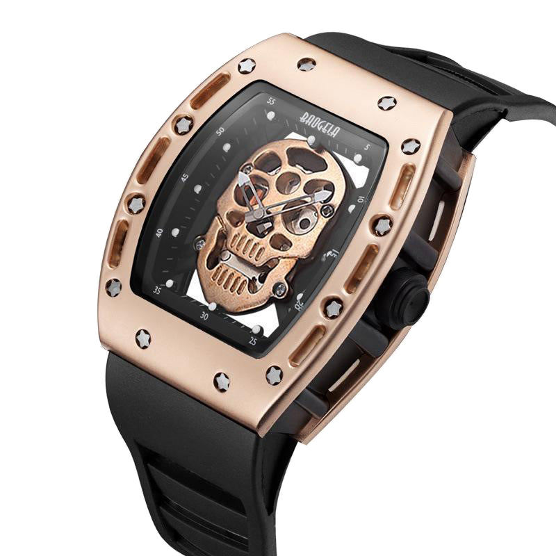 Herrklocka Med Dödskalle