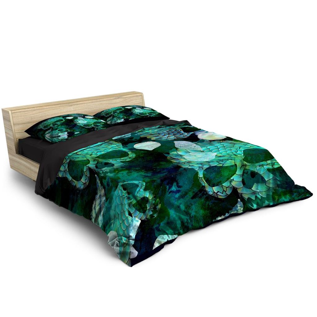 Bäddset Gröna Kräldjur