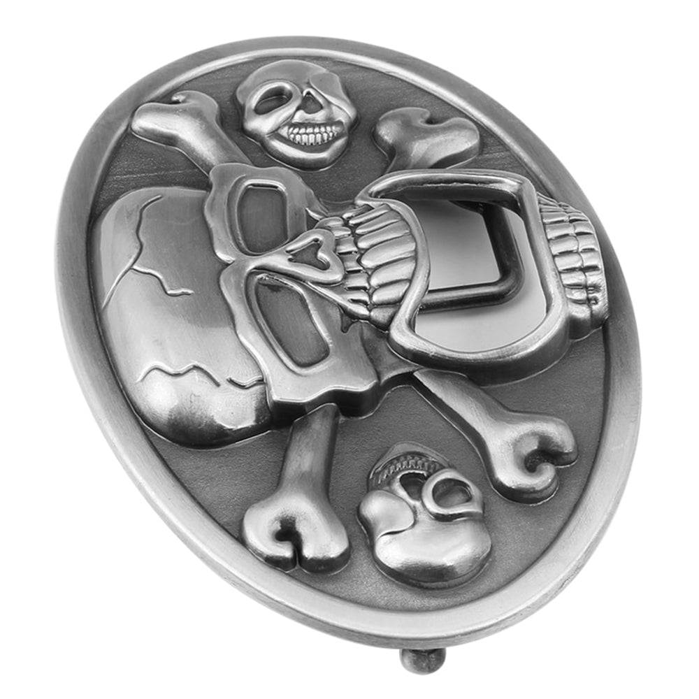 Bältesspänne Dödskalle Flasköppnare