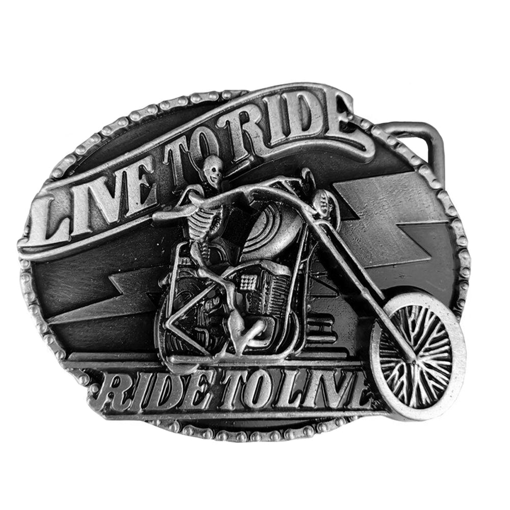 Dödskalle Bälte Live To Ride