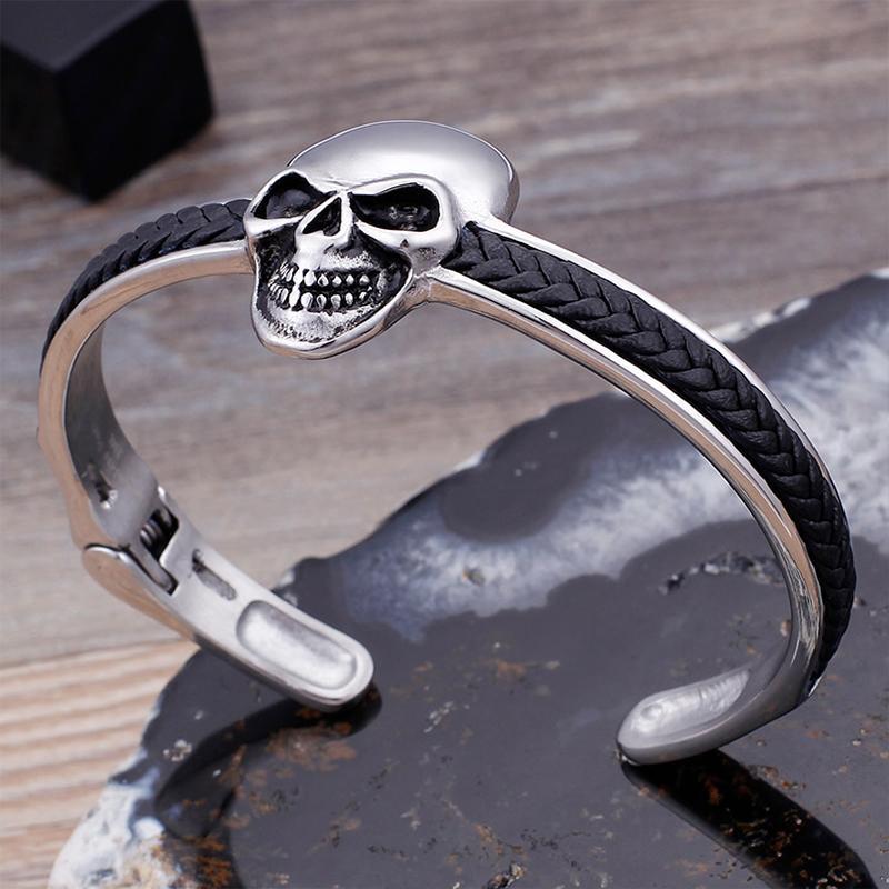 Dödskalle Armband Heartless Skull (Stål)