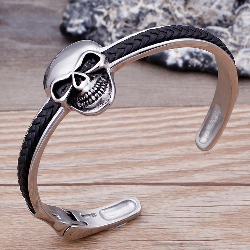 Stål Bangle Dödskalle