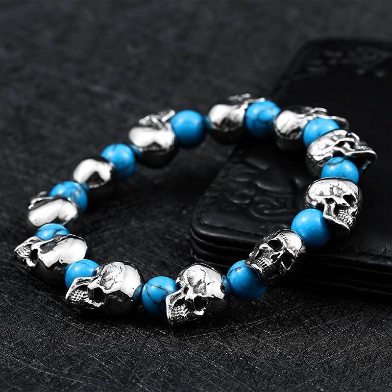 Dödskalle Armband Tophus Sten