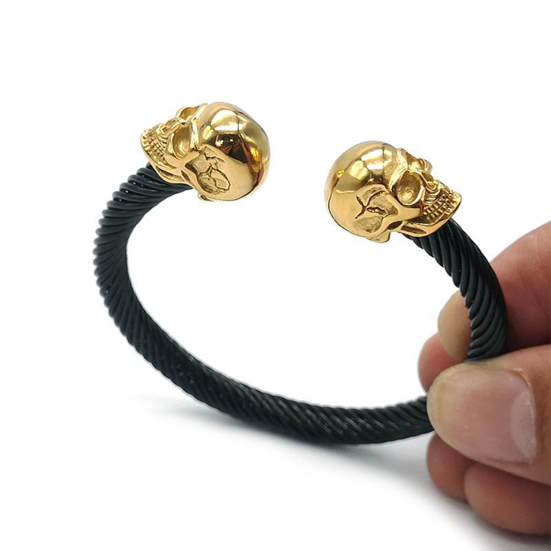 Dödskalle Armband Stål