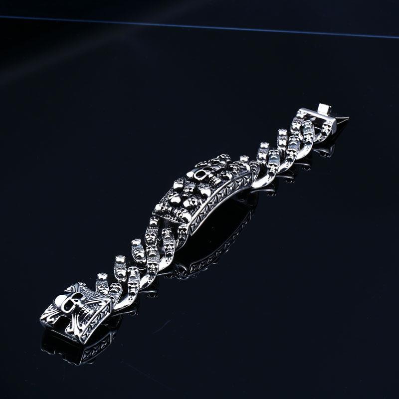 Dödskalle Armband Herr