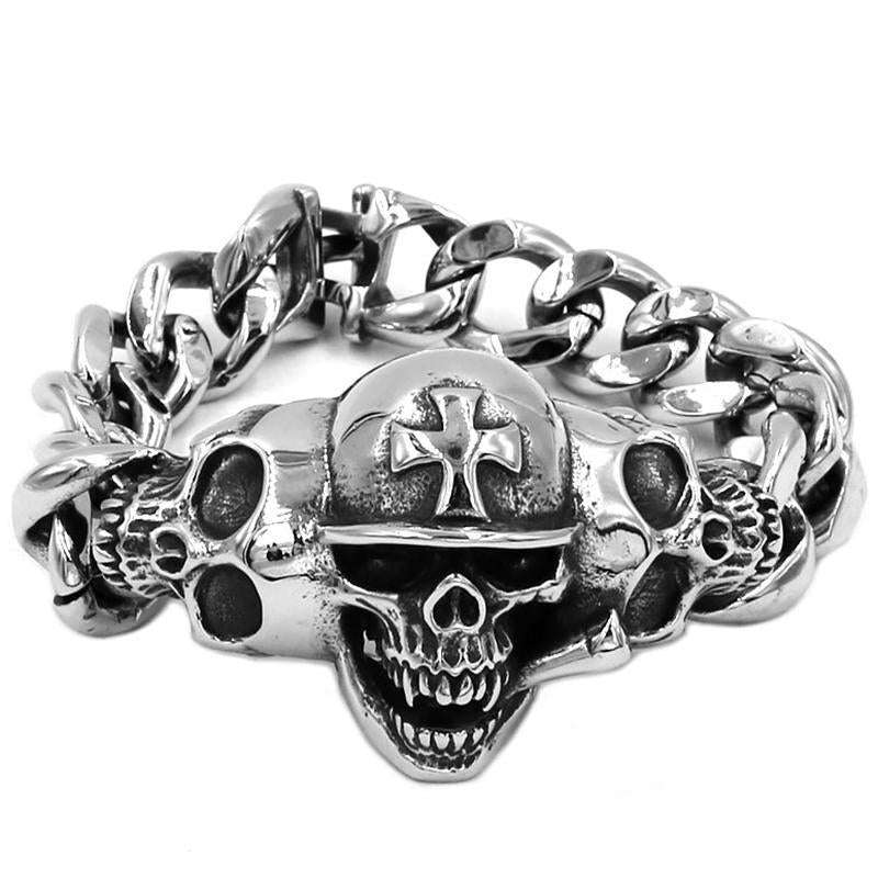 Dödskalle Armband Soldat