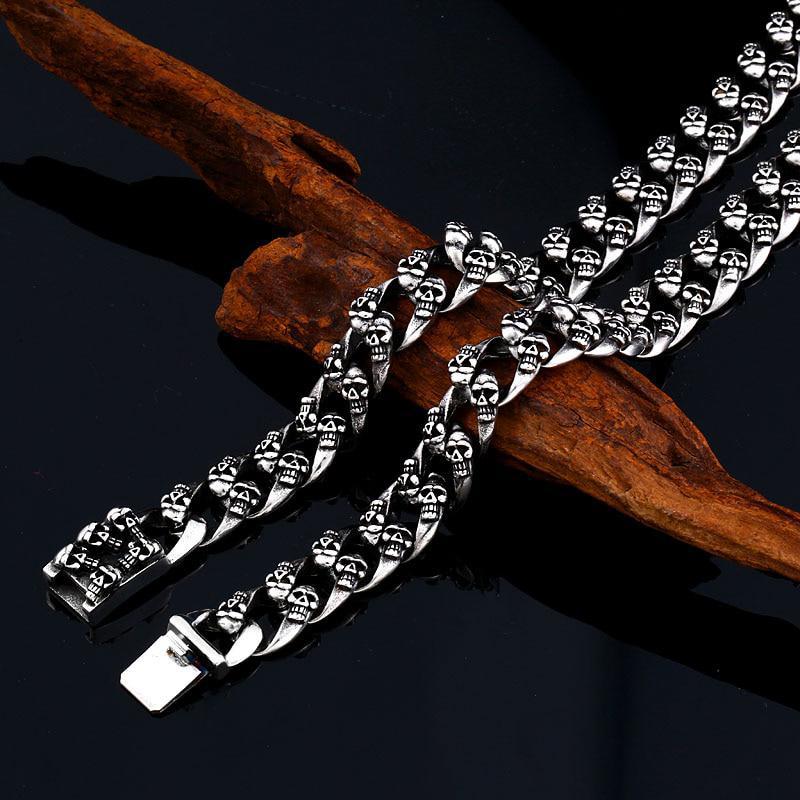 Halsband Herr Dödskallar