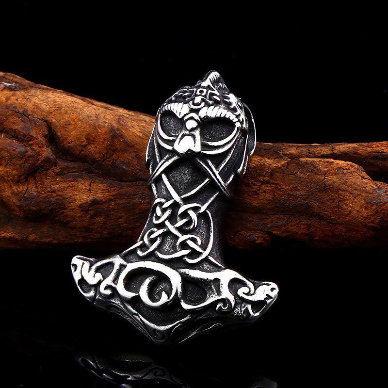 Viking Halsband Med Dödskalle