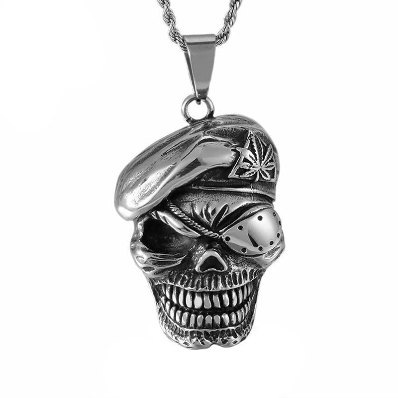 Biker Halsband Dödskalle