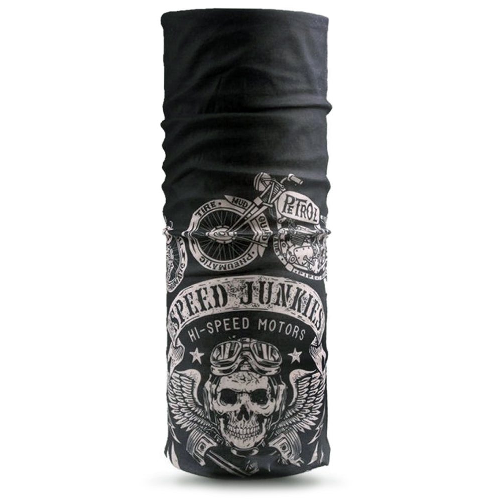 Biker Halsvärmare Med Dödskalle