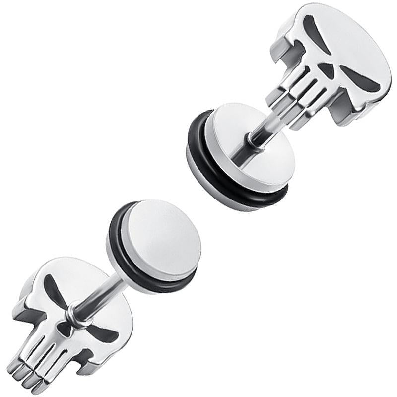 The Punisher Örhängen Stål