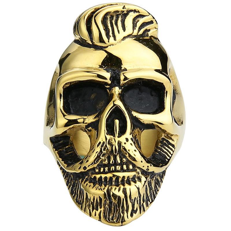 Motorcykel Ring Med Skägg