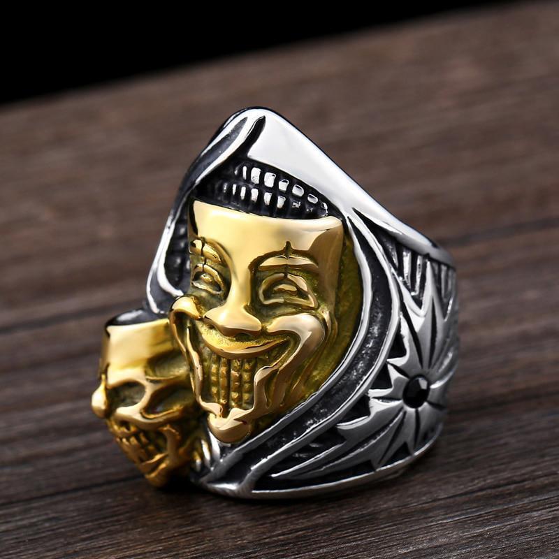 Biker Ring Dödskalle