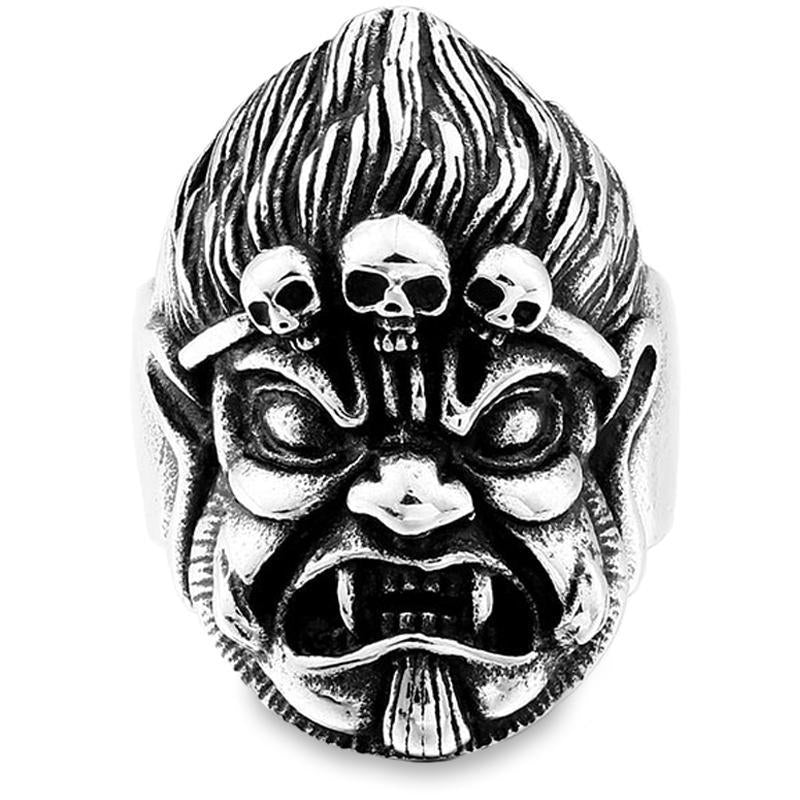 Biker Ring Dödskalle