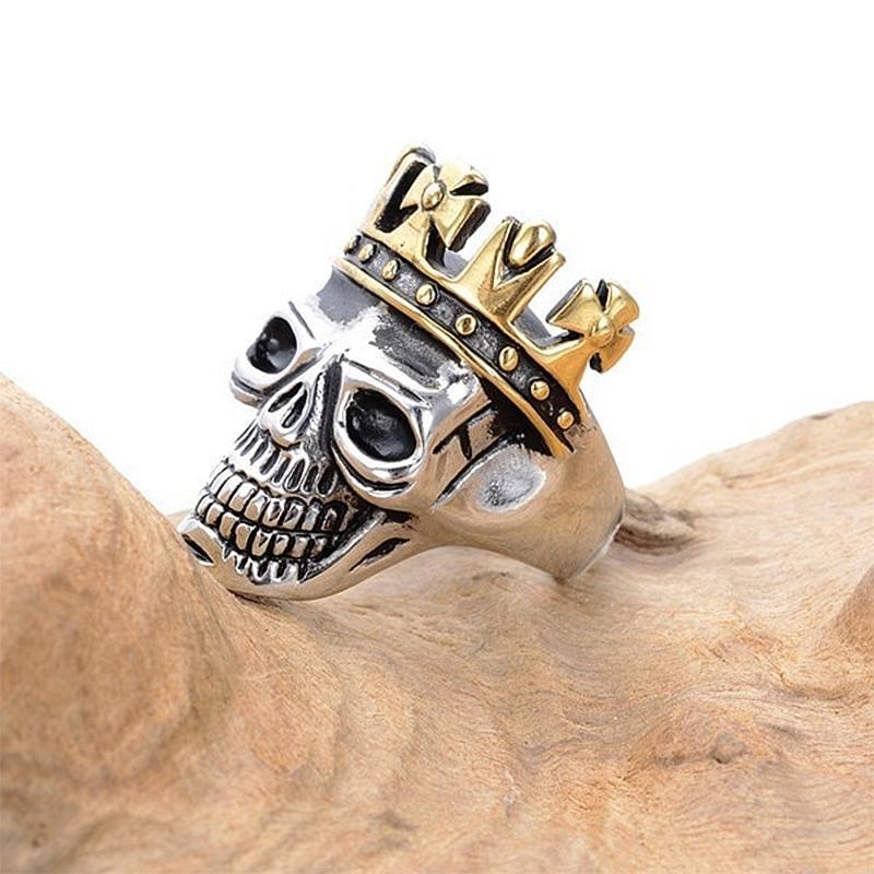 Ring Dödskalle Kung