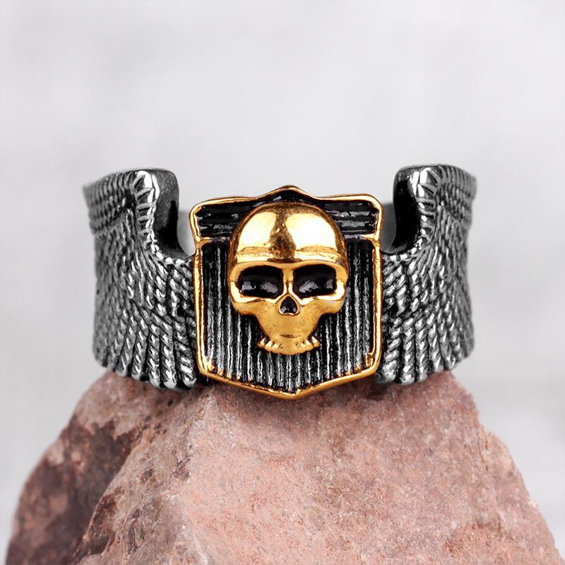 Dödskallering Änglavingar