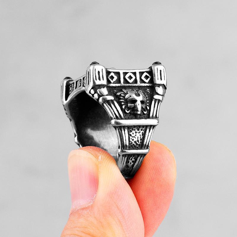 Biker Ring Dödskalle