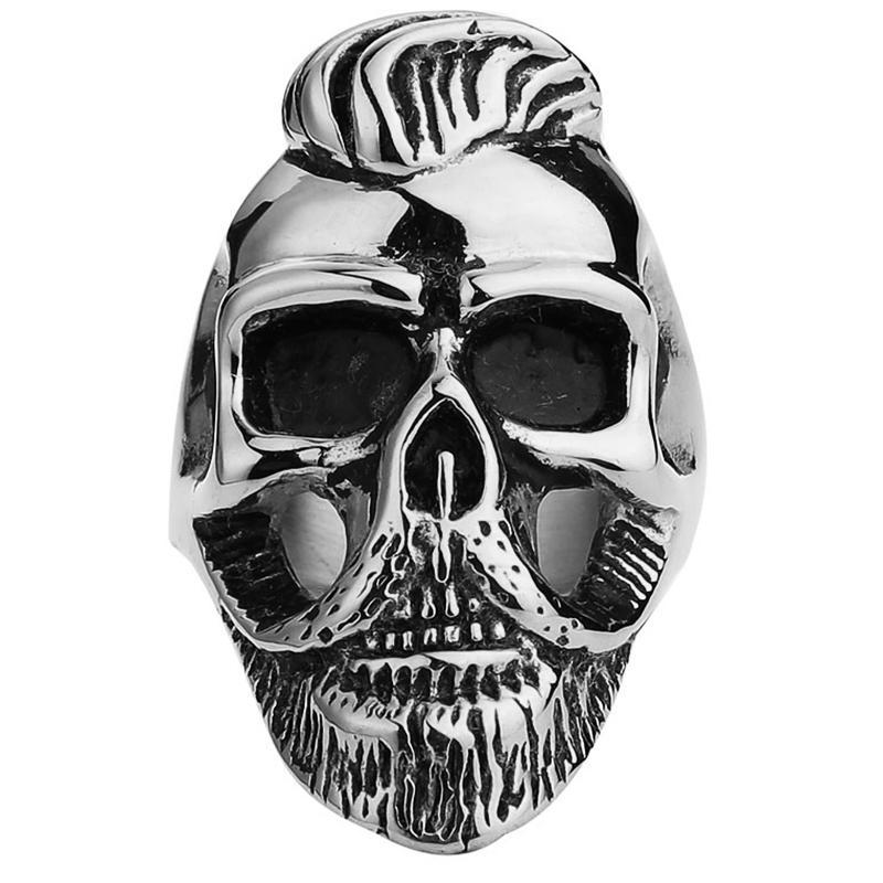 Biker Ring Med Skägg