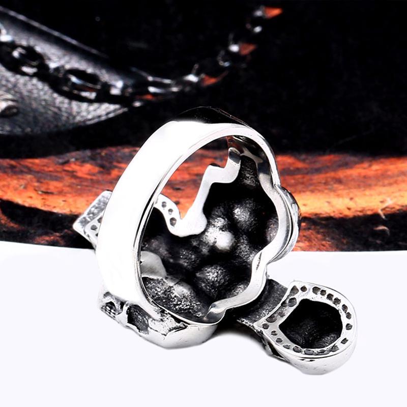 Rocker Ring Dödskalle