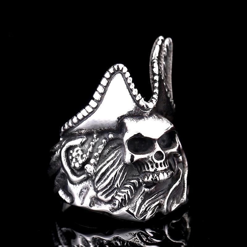 Dödskalle Ring Pirat