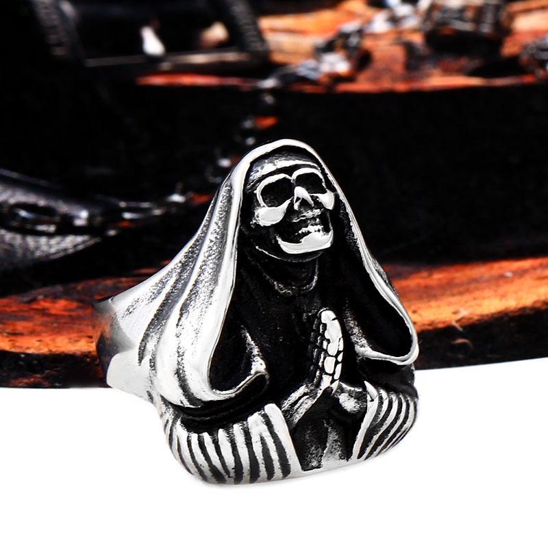 Dödskalle Ring Herr