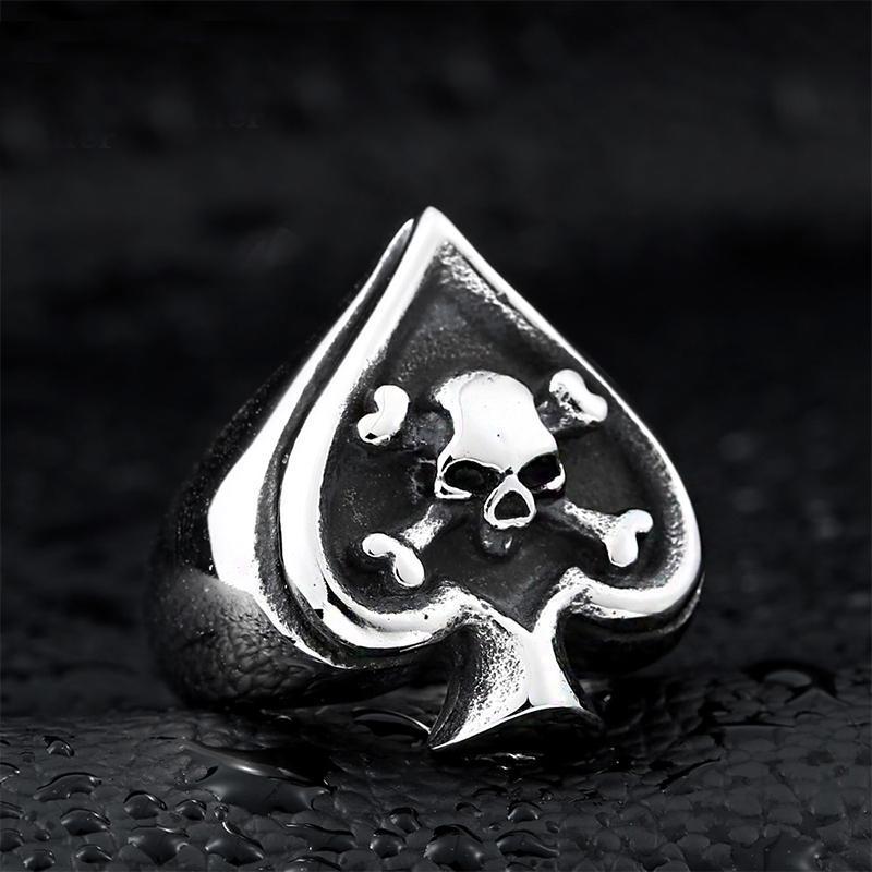 Dödskalle Ring Herr