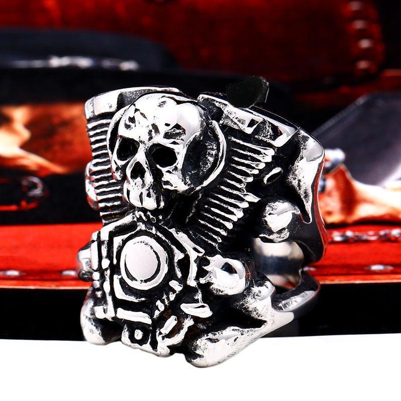 Billig Dödskalle Ring