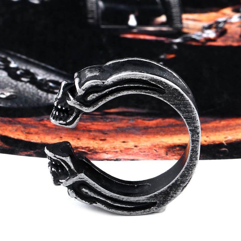 Biker Ring Dödskalle