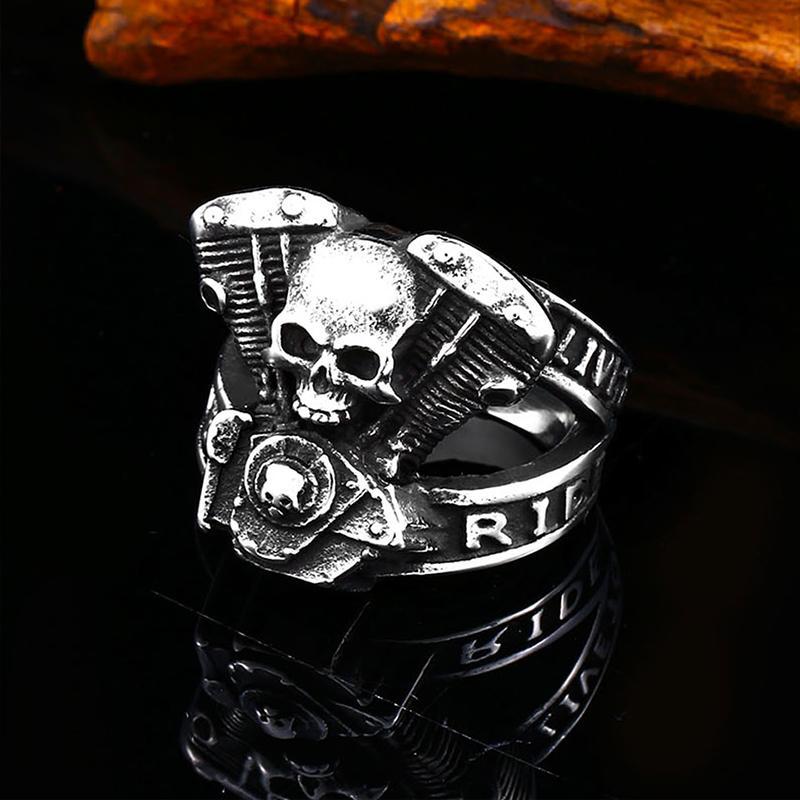Biker Ring Ghostrider