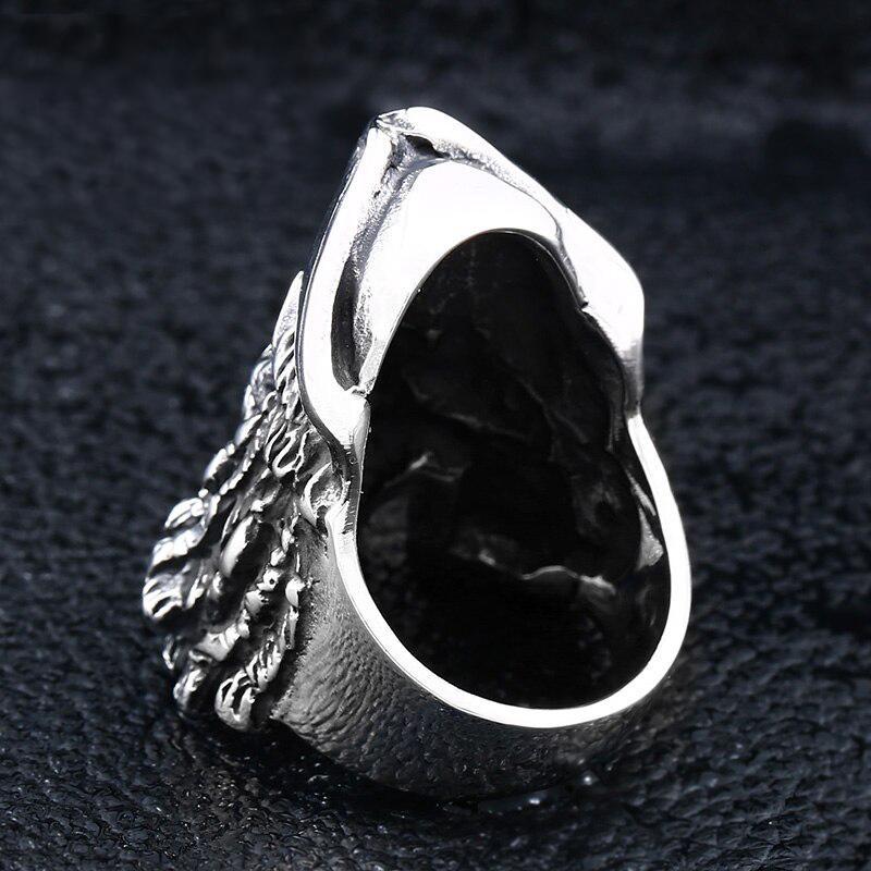 Stålring Dödskalle Pirat