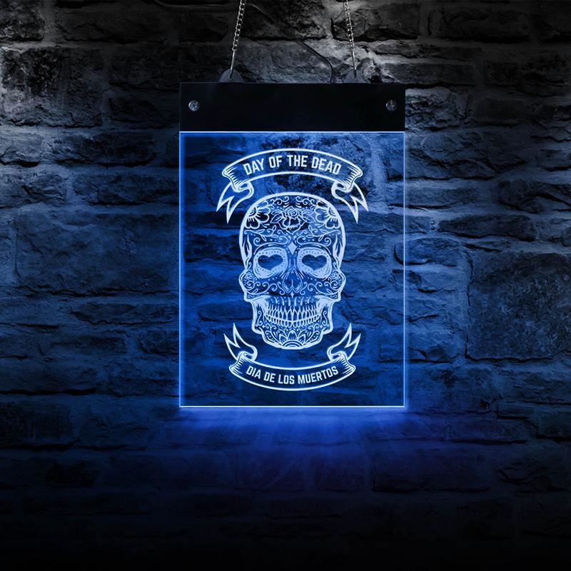 Ljusskylt Day Of The Dead