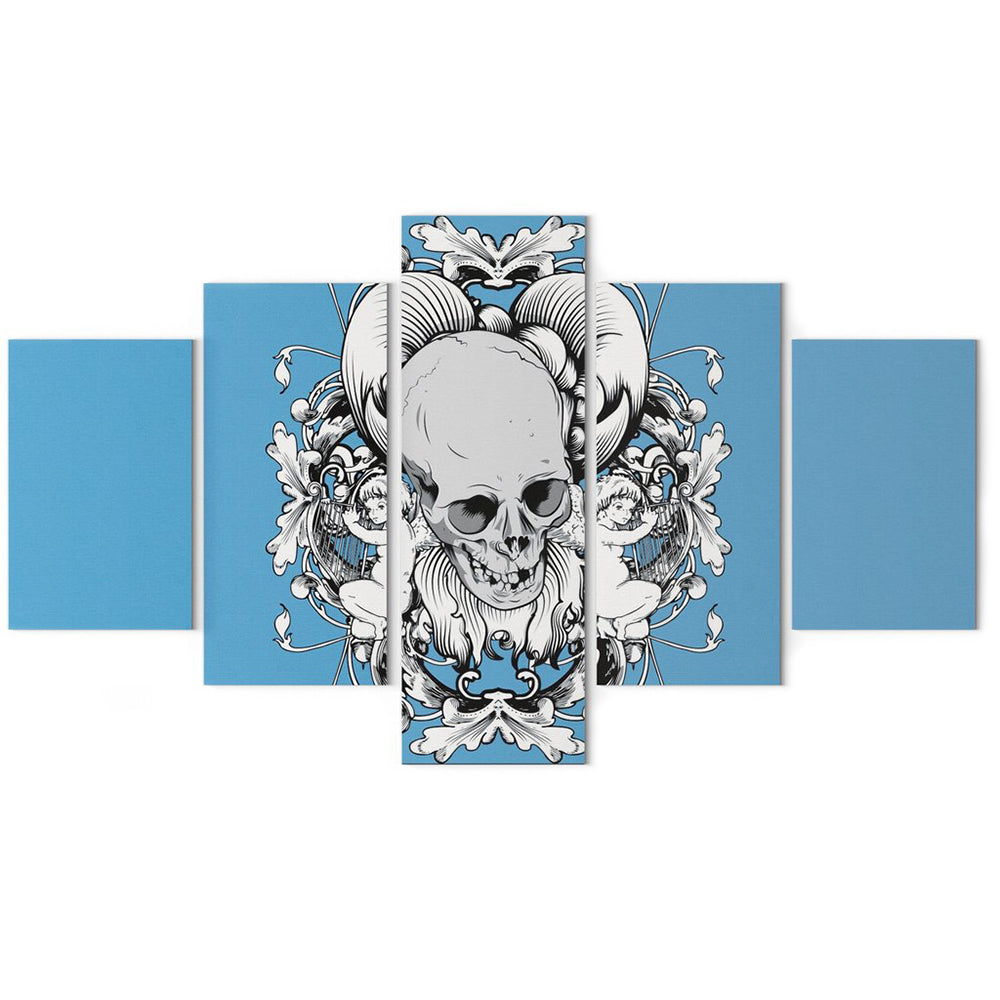 Dödskalle Tavla Helgon