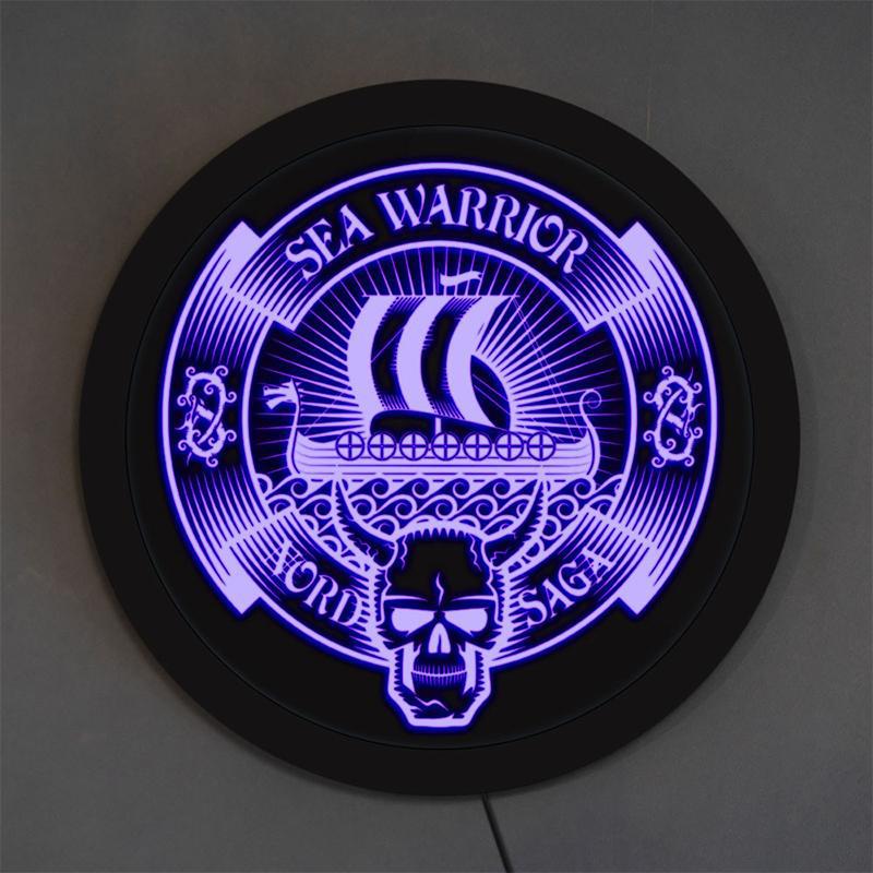 Blå Lampa Vikingaskepp